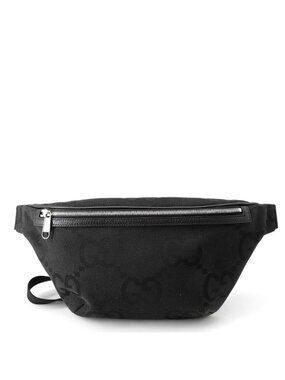 Gucci Belt Bag Jumbo GG Canvas Black